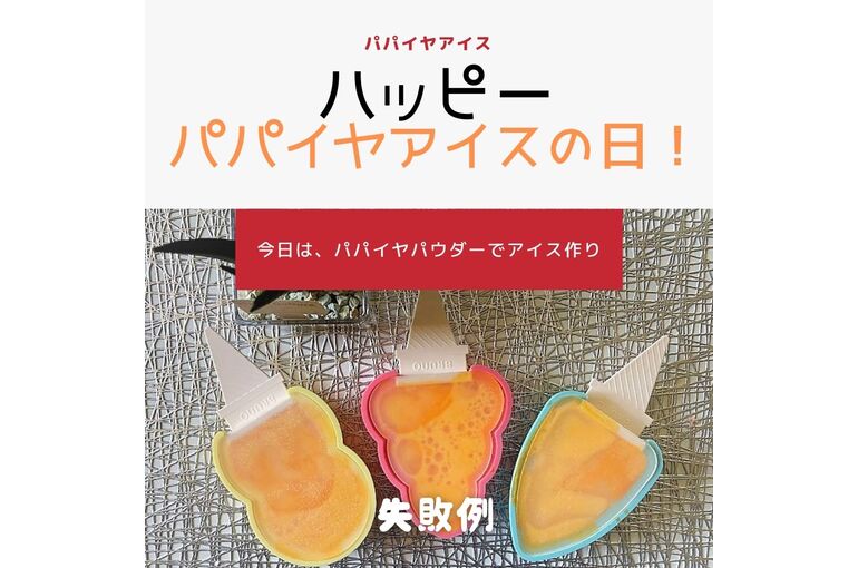 パパイヤアイス1